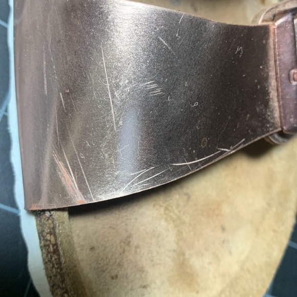 Women’s Birkenstock Arizona Leather Soft Footbed- Metallic Copper, size 39/250 - Picture 10 of 16